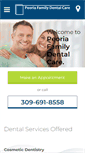 Mobile Screenshot of peoriafamilydental.com